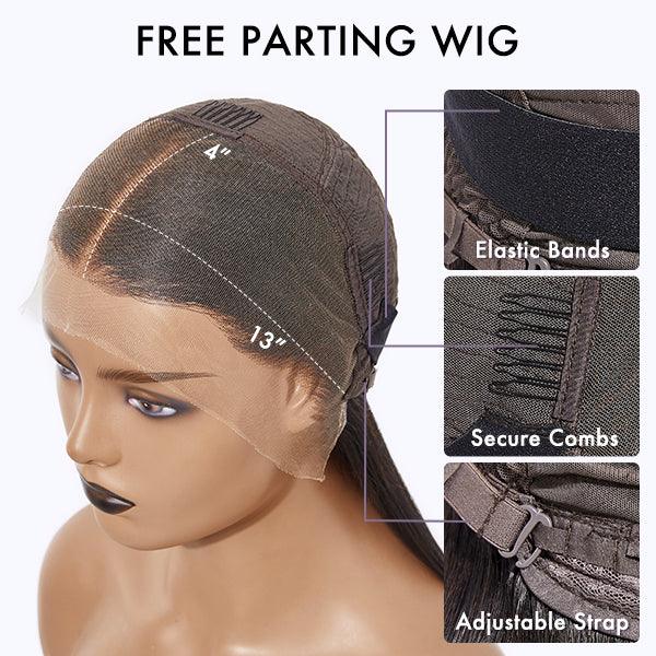 Deep Wave Glueless 13x4 Frontal Lace Wig