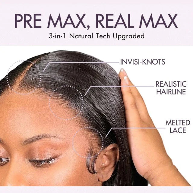 Natural Black Bouncy transparent lace 13x4 Glueless frontal