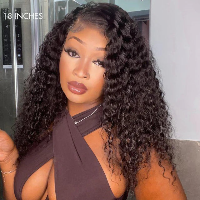 Deep Wave Glueless 13x4 Frontal Lace Wig