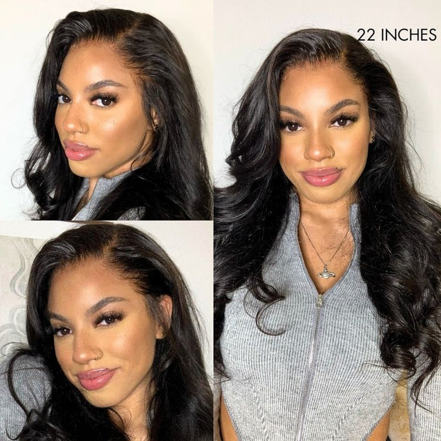 Nature Max Loose Body Wave Ear-to-ear Glueless 13x6 13x4 Frontal HD Lace C Part Wig