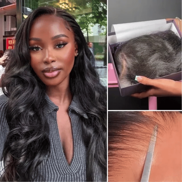 Nature Max Loose Body Wave Ear-to-ear Glueless 13x6 13x4 Frontal HD Lace C Part Wig