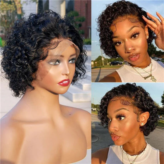 Deep Wave Glueless 13x4 Frontal Lace Wig