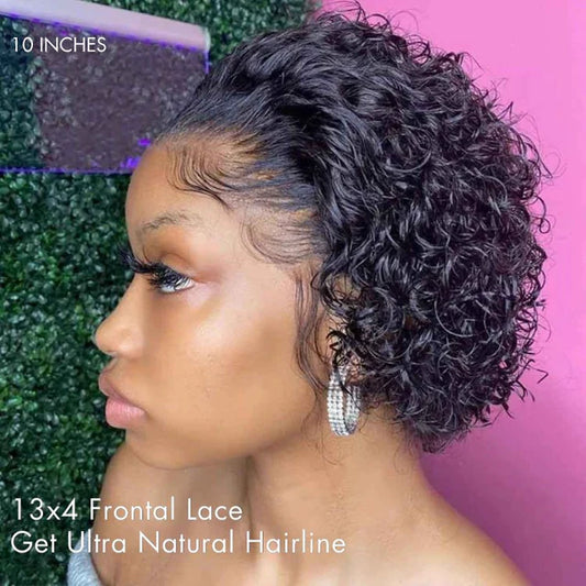 Deep Wave Glueless 13x4 Frontal Lace Wig
