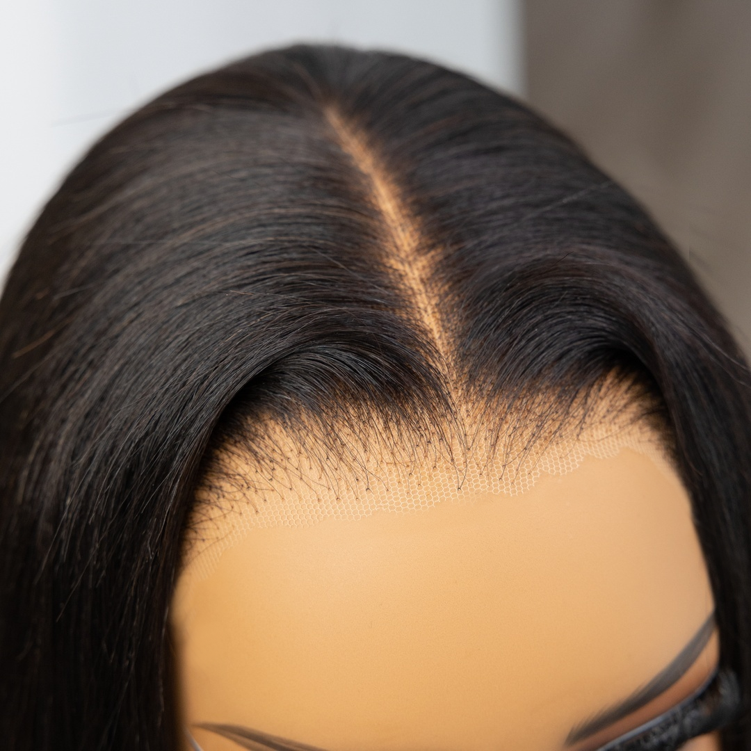 Wear Go Classic Yaki Straight 7x5 HD Lace Glueless Wig Pre-Bleached Tiny Knots