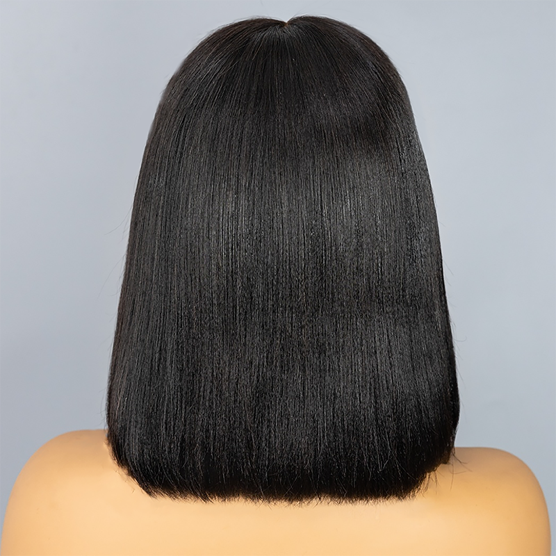 Wear Go Classic Yaki Straight 7x5 HD Lace Glueless Wig Pre-Bleached Tiny Knots