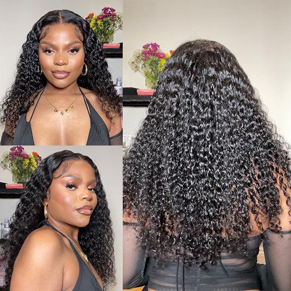 Deep Wave Glueless 13x4 Frontal Lace Wig